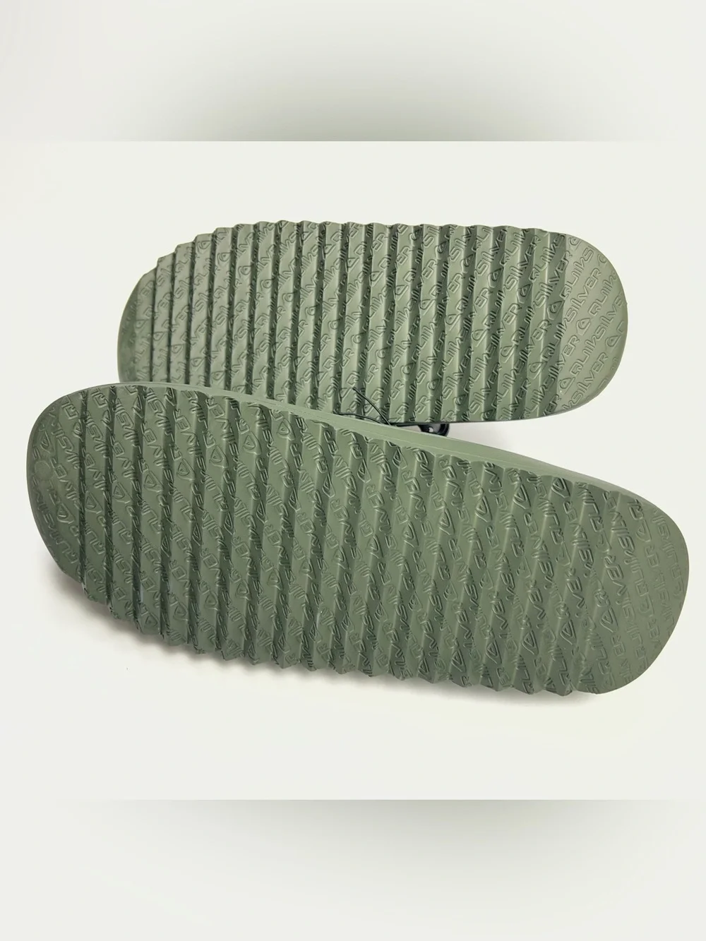 Quiksilver Cloudbreak Clog Slide Sandals Mens Size 12 Olive Green Arm